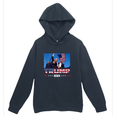 Donald Trump 2024 Survived Shot At Election Rally Gift Urban Pullover Hoodie