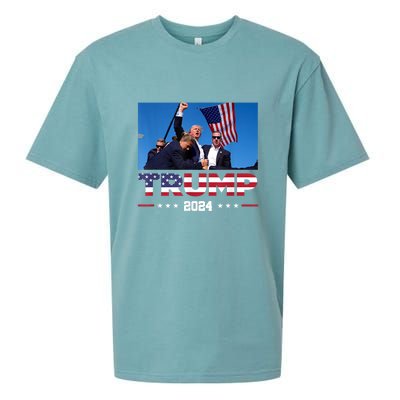 Donald Trump 2024 Survived Shot At Election Rally Gift Sueded Cloud Jersey T-Shirt