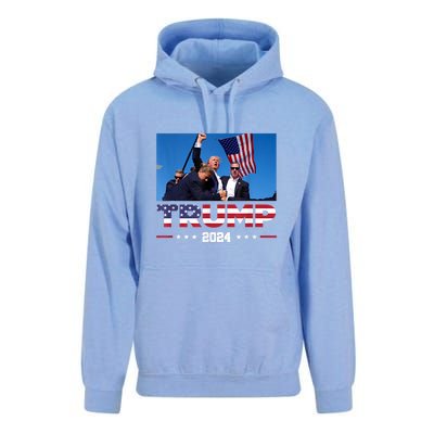 Donald Trump 2024 Survived Shot At Election Rally Gift Unisex Surf Hoodie