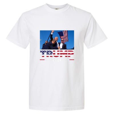 Donald Trump 2024 Survived Shot At Election Rally Gift Garment-Dyed Heavyweight T-Shirt