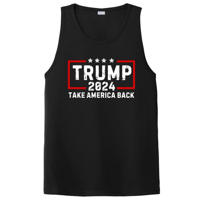 Donald Trump 2024 Take America Back Election The Return PosiCharge Competitor Tank