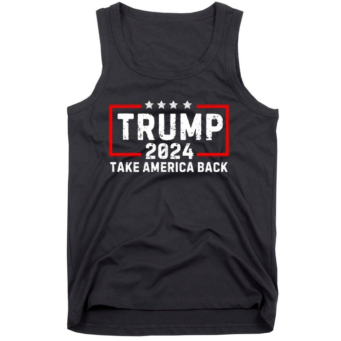 Donald Trump 2024 Take America Back Election The Return Tank Top