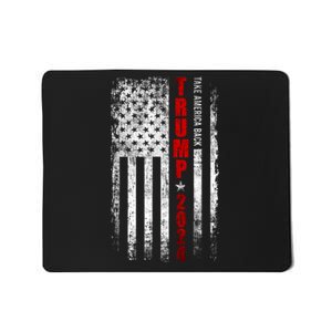 Donald Trump 2024 Take America Back American Flag Patriotic Mousepad