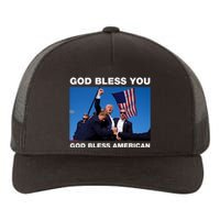 Donald Trump 2024 God Bless You God Bless America Yupoong Adult 5-Panel Trucker Hat