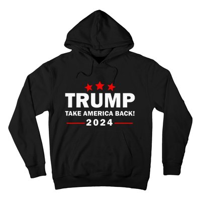 Donald Trump 2024 Take America Back Election 4th Of July Hoodie