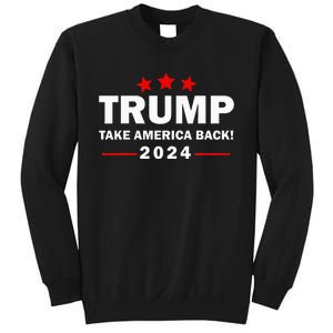 Donald Trump 2024 Take America Back Election 4th Of July Sweatshirt