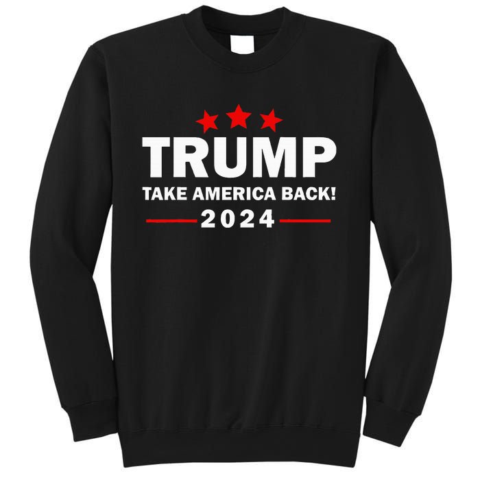 Donald Trump 2024 Take America Back Election 4th Of July Sweatshirt