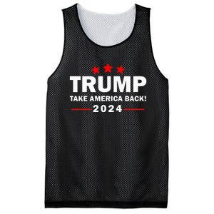 Donald Trump 2024 Take America Back Election 4th Of July Mesh Reversible Basketball Jersey Tank