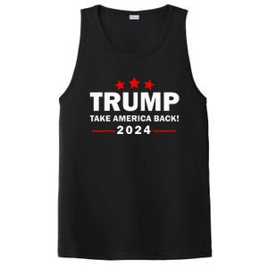 Donald Trump 2024 Take America Back Election 4th Of July PosiCharge Competitor Tank