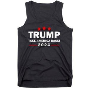 Donald Trump 2024 Take America Back Election 4th Of July Tank Top