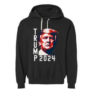 Donald Trump 2024 Take America Back Garment-Dyed Fleece Hoodie