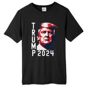 Donald Trump 2024 Take America Back Tall Fusion ChromaSoft Performance T-Shirt