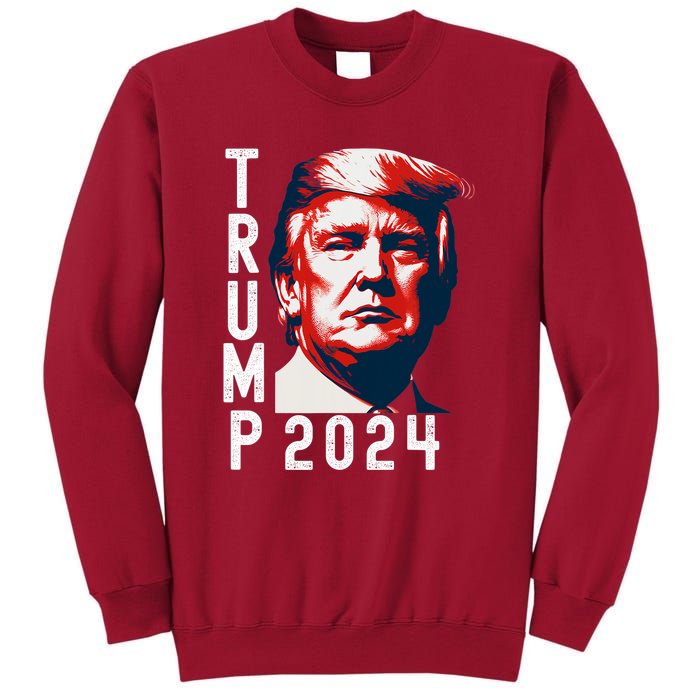 Donald Trump 2024 Take America Back Tall Sweatshirt