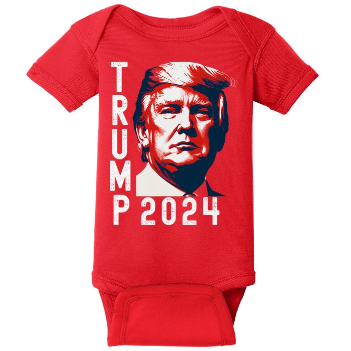 Donald Trump 2024 Take America Back Baby Bodysuit