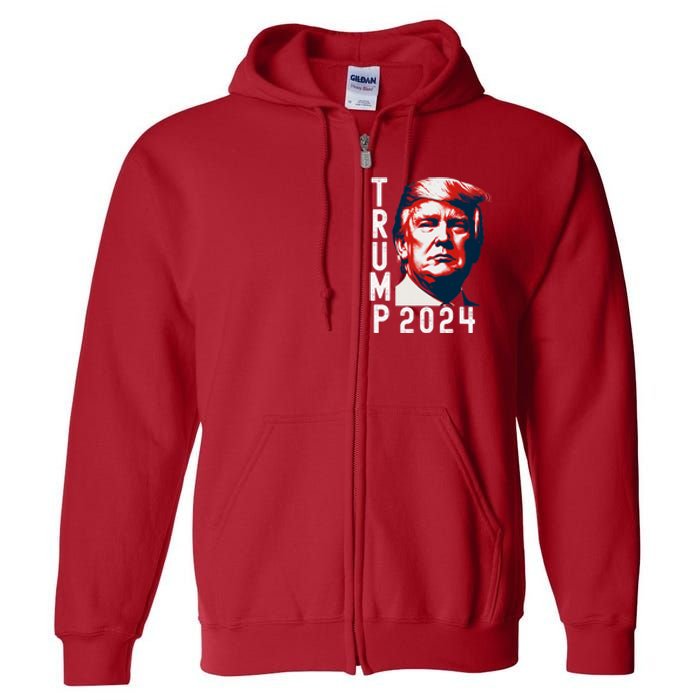 Donald Trump 2024 Take America Back Full Zip Hoodie