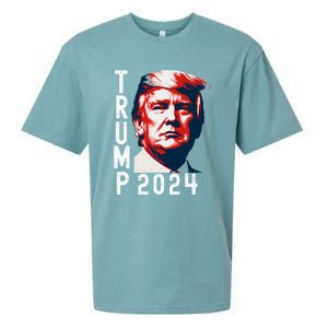 Donald Trump 2024 Take America Back Sueded Cloud Jersey T-Shirt