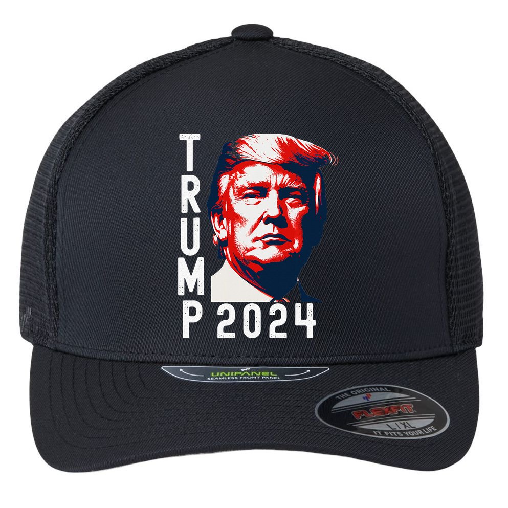 Donald Trump 2024 Take America Back Election 2024 Flexfit Unipanel Trucker Cap