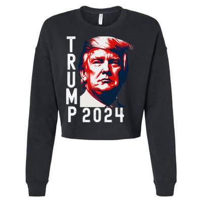Donald Trump 2024 Take America Back Election 2024 Cropped Pullover Crew