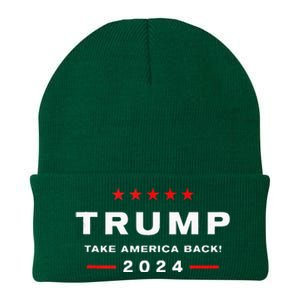 Donald Trump 2024 Take America Back Election The Return Knit Cap Winter Beanie