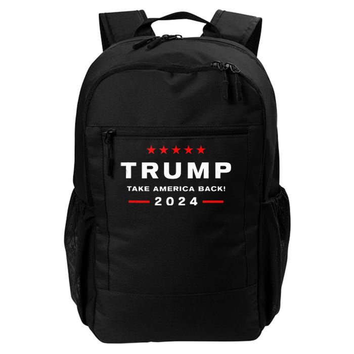 Donald Trump 2024 Take America Back Election The Return Daily Commute Backpack