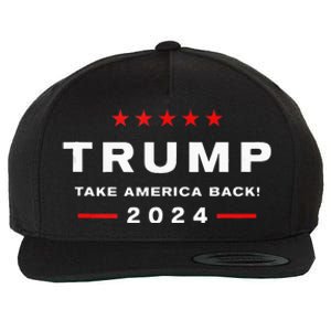 Donald Trump 2024 Take America Back Election The Return Wool Snapback Cap