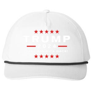 Donald Trump 2024 Take America Back Election Gift Snapback Five-Panel Rope Hat