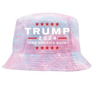 Donald Trump 2024 Take America Back Election Gift Tie-Dyed Bucket Hat