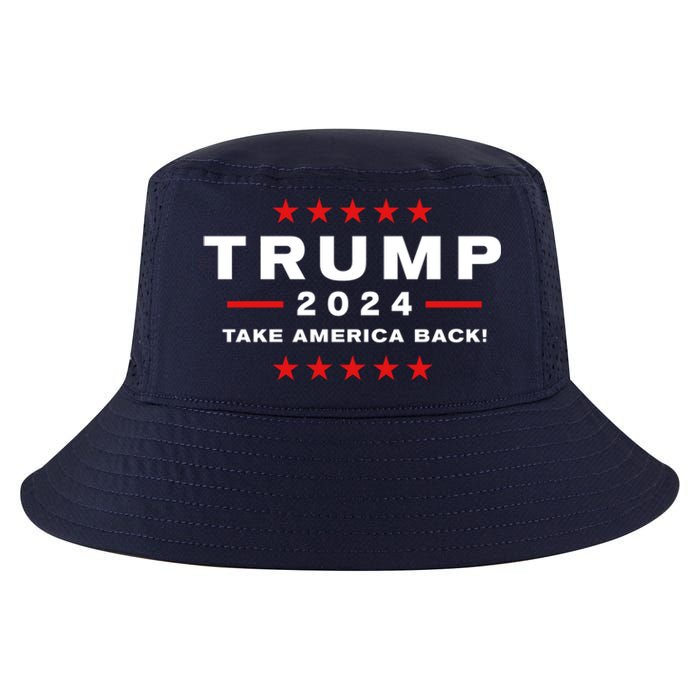 Donald Trump 2024 Take America Back Election Gift Cool Comfort Performance Bucket Hat