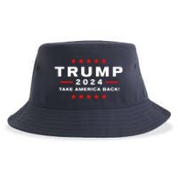 Donald Trump 2024 Take America Back Election Gift Sustainable Bucket Hat