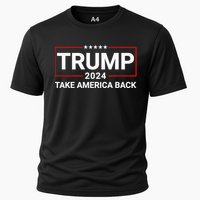 Donald Trump 2024 Take America Back Election The Return Cooling Performance Crew T-Shirt