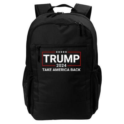 Donald Trump 2024 Take America Back Election The Return Daily Commute Backpack