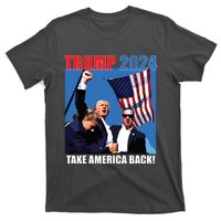 Donald Trump 2024 Take America Back American Flag Patriotic T-Shirt