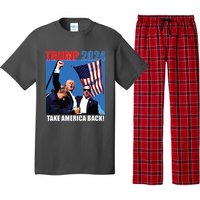 Donald Trump 2024 Take America Back American Flag Patriotic Pajama Set