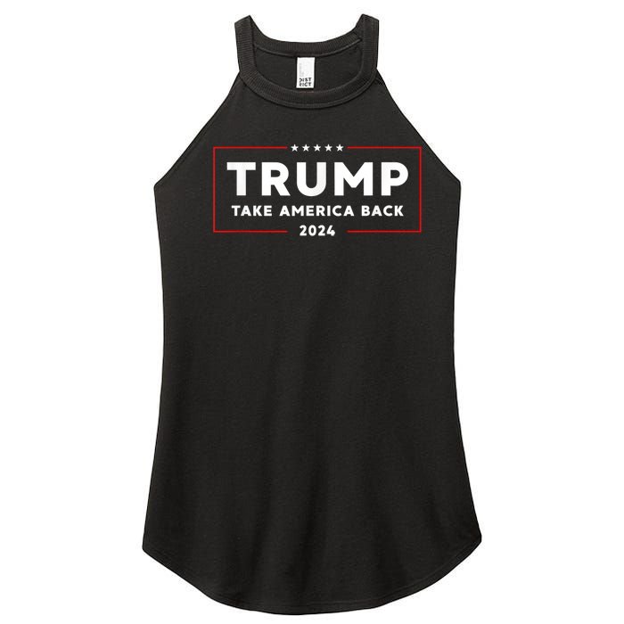 Donald Trump 2024 Take America Back USA United States Women's Perfect Tri Rocker Tank