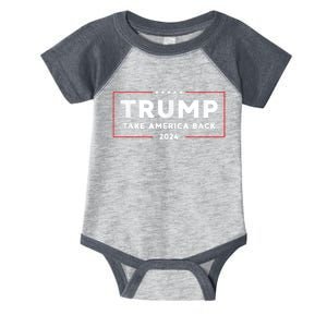 Donald Trump 2024 Take America Back USA United States Infant Baby Jersey Bodysuit