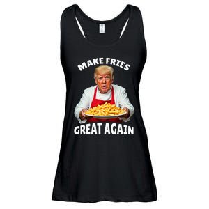 Donald Trump 2024 French Fry Make French Fries Great Again Ladies Essential Flowy Tank