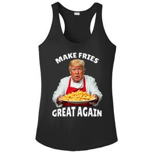 Donald Trump 2024 French Fry Make French Fries Great Again Ladies PosiCharge Competitor Racerback Tank