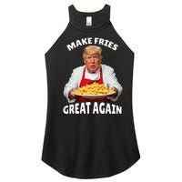 Donald Trump 2024 French Fry Make French Fries Great Again Women's Perfect Tri Rocker Tank