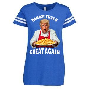 Donald Trump 2024 French Fry Make French Fries Great Again Enza Ladies Jersey Football T-Shirt