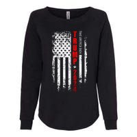 Donald Trump 2024 Take America Back American Flag Patriotic Womens California Wash Sweatshirt