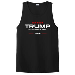 Donald Trump 2024 Take America Back Election PosiCharge Competitor Tank