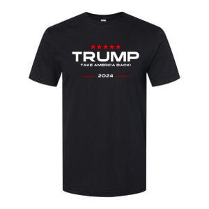 Donald Trump 2024 Take America Back Election Softstyle CVC T-Shirt