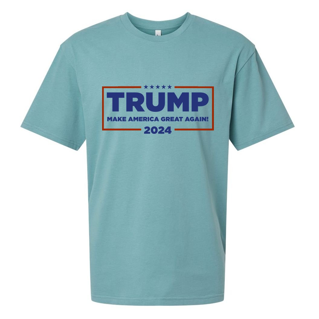 Donald Trump 2024 Make America Great Again MAGA Sueded Cloud Jersey T-Shirt