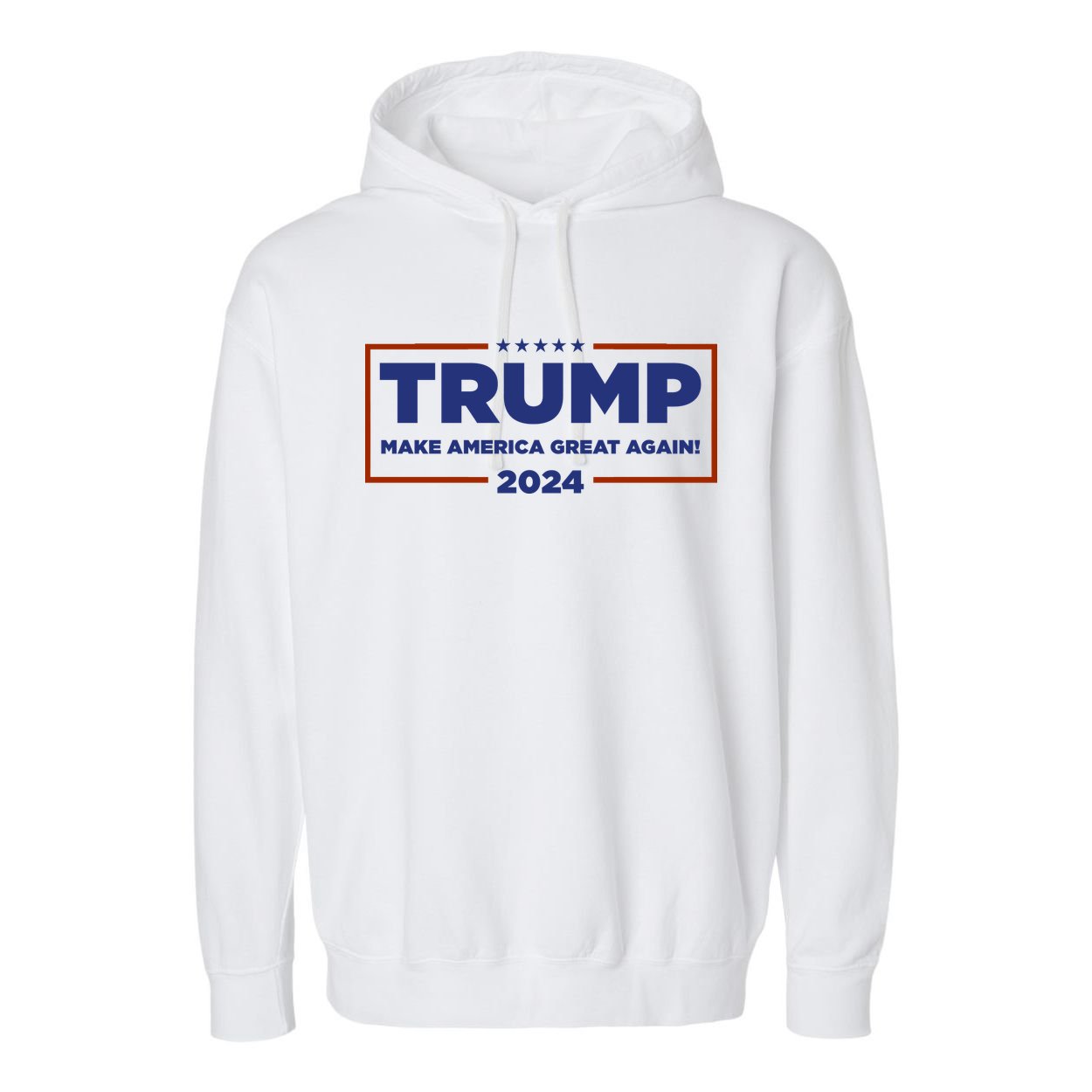 Donald Trump 2024 Make America Great Again MAGA Garment-Dyed Fleece Hoodie