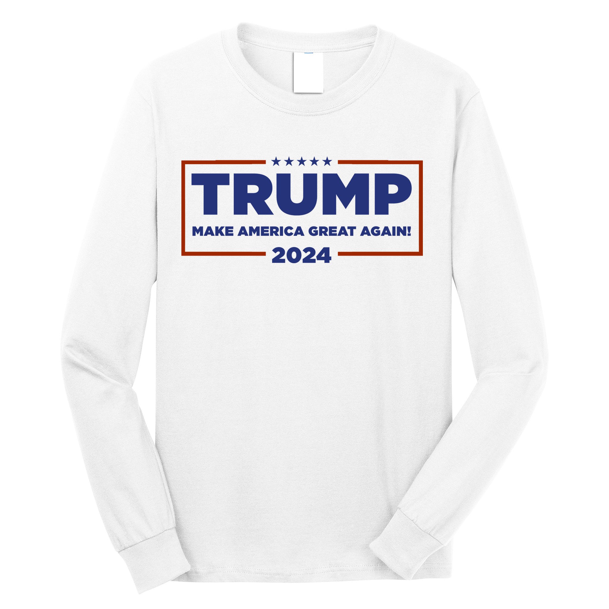 Donald Trump 2024 Make America Great Again MAGA Long Sleeve Shirt