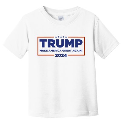 Donald Trump 2024 Make America Great Again MAGA Toddler T-Shirt