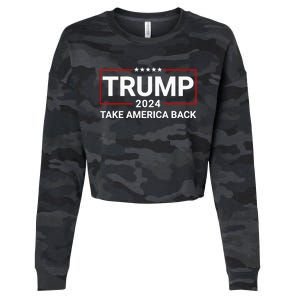 Donald Trump 2024 Take America Back Election The Return Cropped Pullover Crew