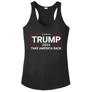 Donald Trump 2024 Take America Back Election The Return Ladies PosiCharge Competitor Racerback Tank