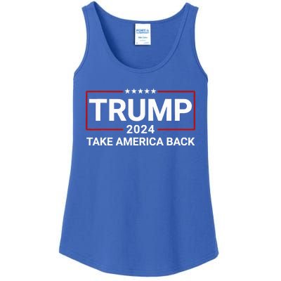 Donald Trump 2024 Take America Back Election The Return Ladies Essential Tank