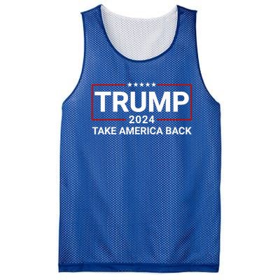 Donald Trump 2024 Take America Back Election The Return Mesh Reversible Basketball Jersey Tank